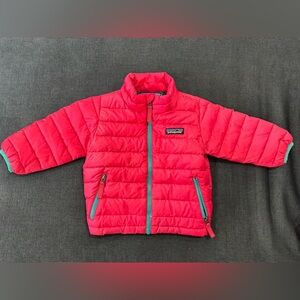 Patagonia baby girl Pink puffer Jacket 6-12m